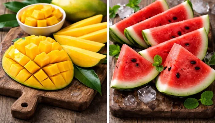 Mango or watermelon, which fruit increases blood sugar levels faster?