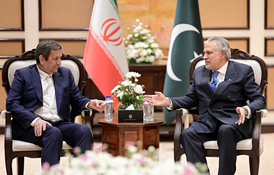 Ishaq Dar meets Iran’s central bank governor on sidelines of Islamabad Talks