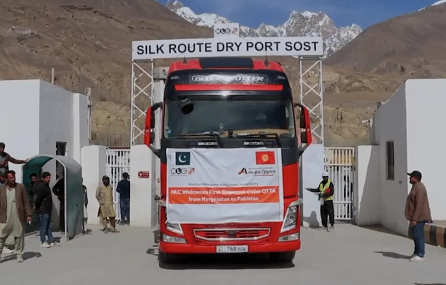 Historic milestone: first commercial goods truck from Kyrgyzstan reaches Pakistan