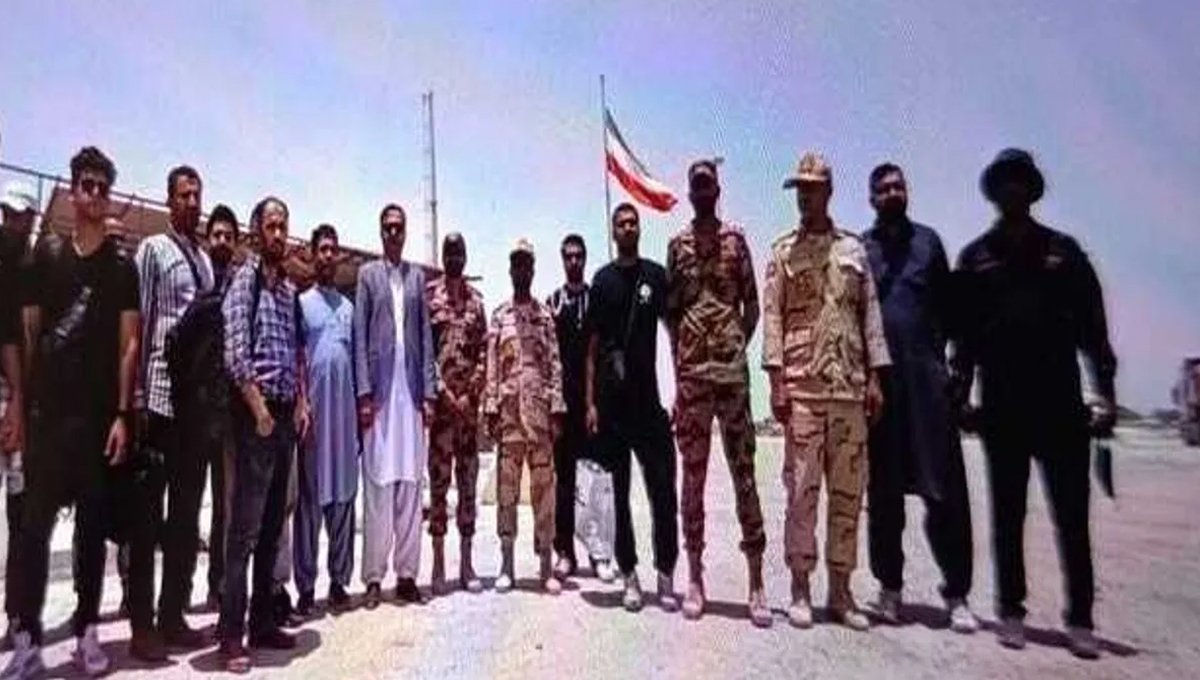 15 Iranian crew members of seized ship Toska returned to Iran via Pakistan