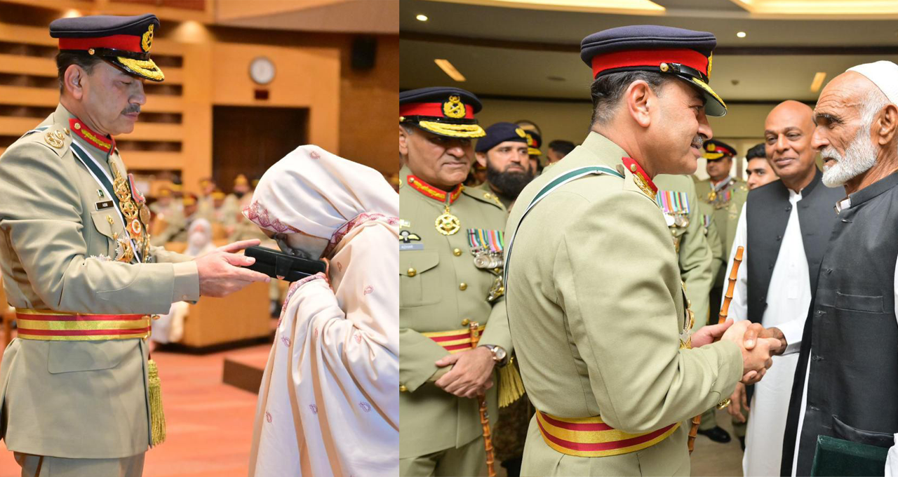 Field Marshal Asim Munir confers military awards at GHQ ceremony