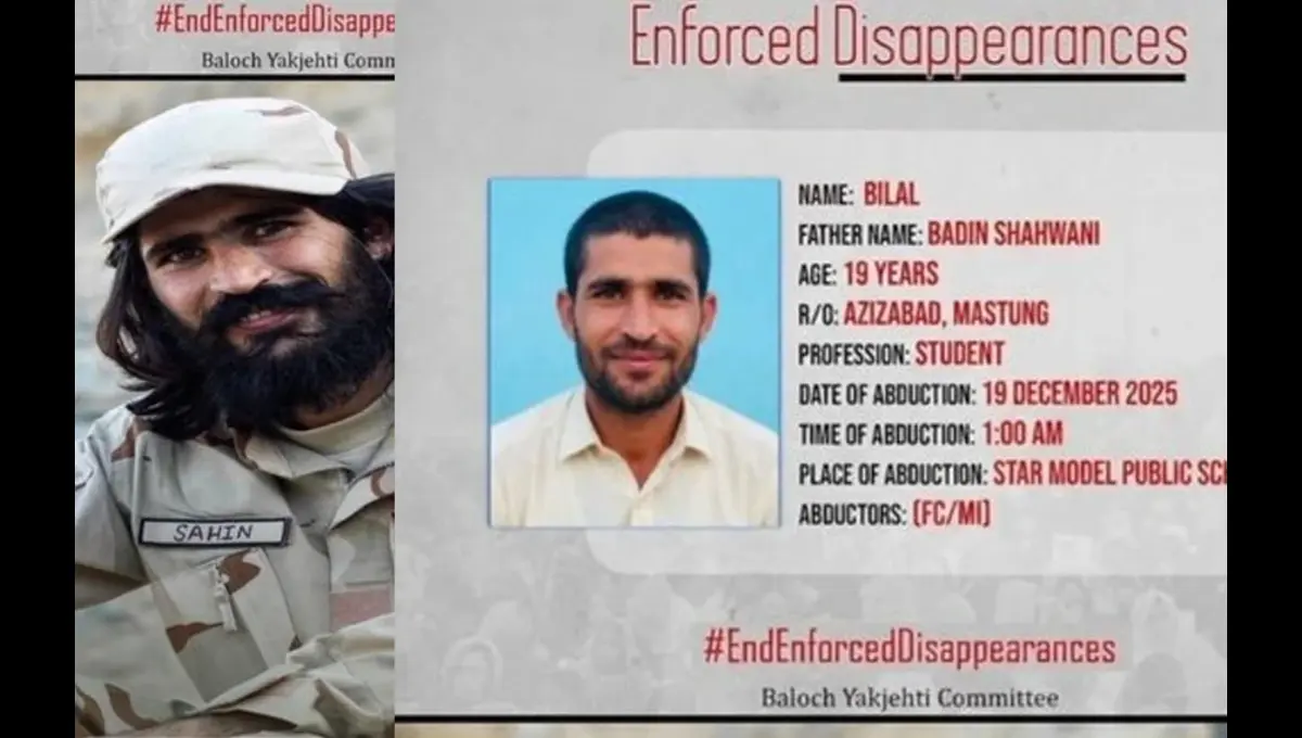 Bilal Shahwani: From ‘Missing Person’ to suicide bomber, questions raised over activist claims