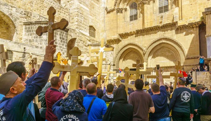 Why are Christians in Jerusalem protesting against Israel?