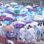 Millions from around the world have begun the Hajj pilgrimage rituals, with pilgrims moving towards Mina, the “city of tents,” marking the start of the annual spiritual journey.