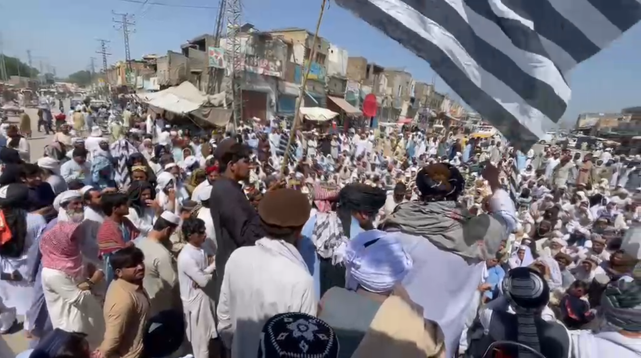 Thousands take to streets across KP in protest over Sheikh Idrees’ assassination