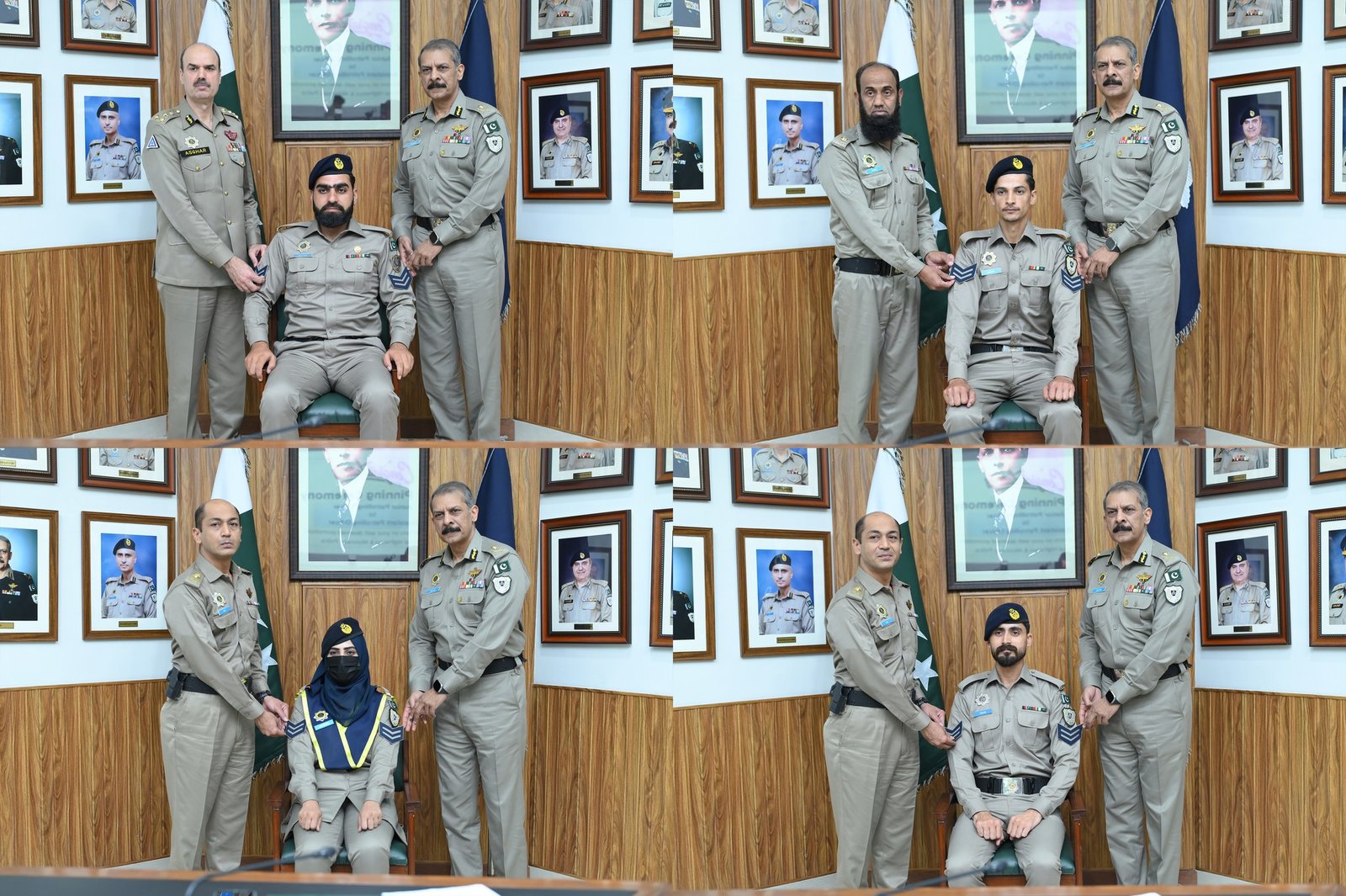 NHMP promotes 447 officers, including female personnel