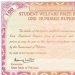 The National Savings Centre has announced the date of holding the 54th draw of the Rs100 prize bond.