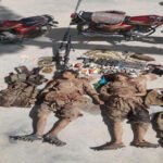 Security forces in Balochistan successfully foiled an attempted terrorist operation targeting a major highway near Rodinjo Cross, preventing potential damage to vehicles and infrastructure. Two armed assailants were killed during the ensuing action.