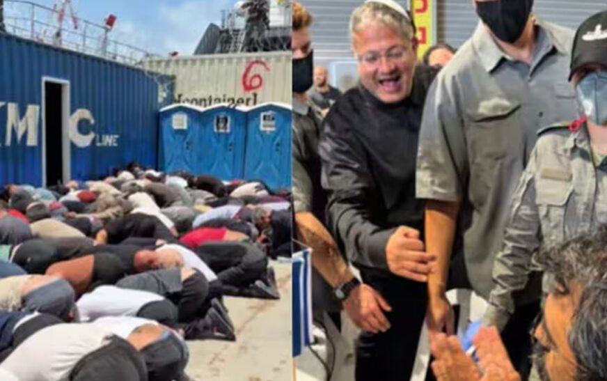 Shocking video: Israeli minister humiliates Gaza relief volunteers