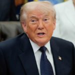 US President Donald Trump announced that three US Navy destroyers successfully navigated the Strait of Hormuz despite attacks from Iranian forces, with no damage sustained to the American ships.