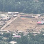 A protest organized by the Joint Awami Action Committee (JAAC) in the Eidgah area of Rawalakot witnessed a comparatively low turnout, with visible empty seating arrangements noted at the venue, according to on-ground observations.