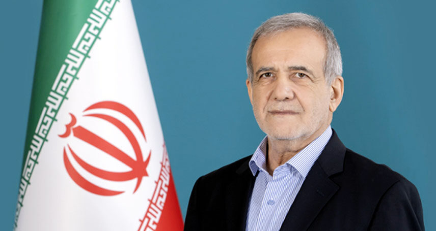 Iranian President Masoud Pezeshkian arrives Pakistan