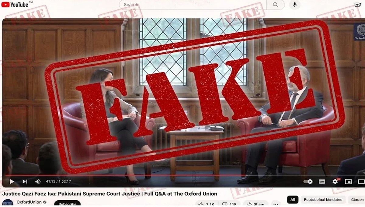 AFP Fact-Check Rejects PTI Claim Over Viral Video of Former Chief Justice