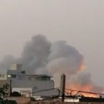 Israel has carried out airstrikes on military targets in western and central Iran, escalating tensions in the region following a series of missile launches from Iran. Explosions were reportedly heard in Tehran, Isfahan, and Tabriz, with additional reports of blasts near Karaj.