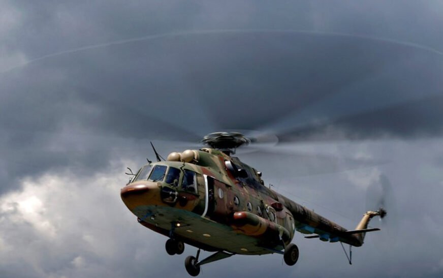 An Mi-17 helicopter of Pakistan Army Aviation crashed near Muzaffarabad today during take-off due to technical fault.