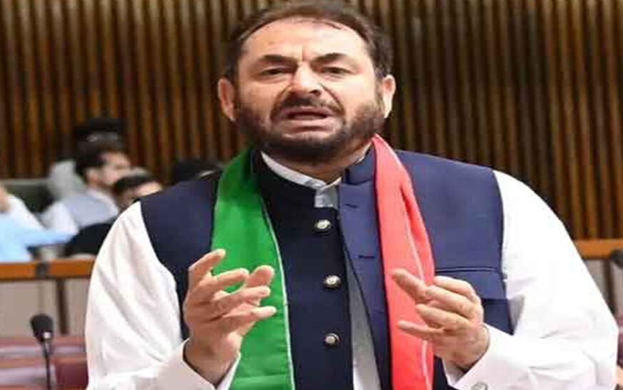 The Speaker of the National Assembly, Sardar Ayaz Sadiq, has suspended Pakistan Tehreek-e-Insaf (PTI) member Iqbal Afridi for the entire budget session following an incident in the House.