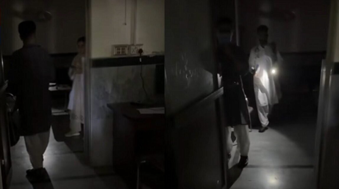 Load shedding in LRH, videos goes viral with use of torchlight