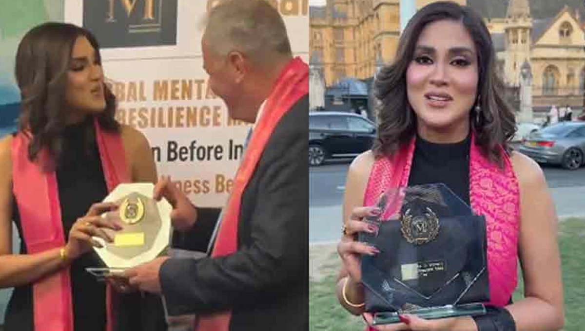 Actress Fiza Ali Honoured at UK Parliament for Social Advocacy