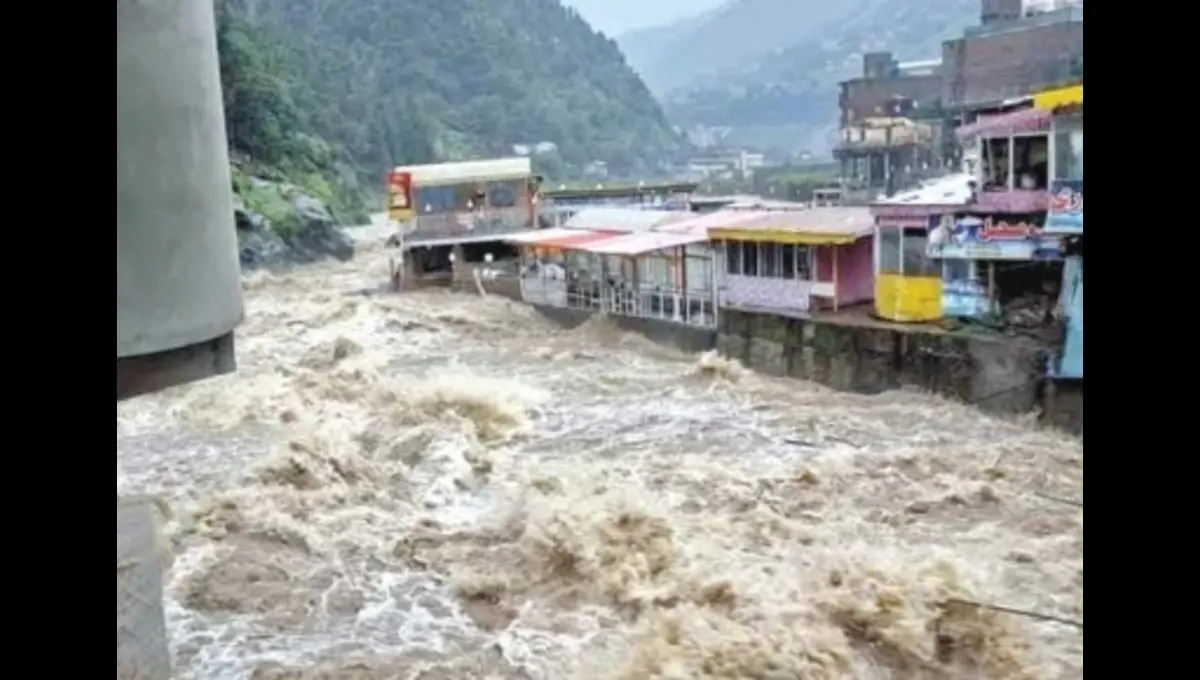 Cloudburst Triggers Flash Floods in Kaghan Valley, Sweeps Away Bridges