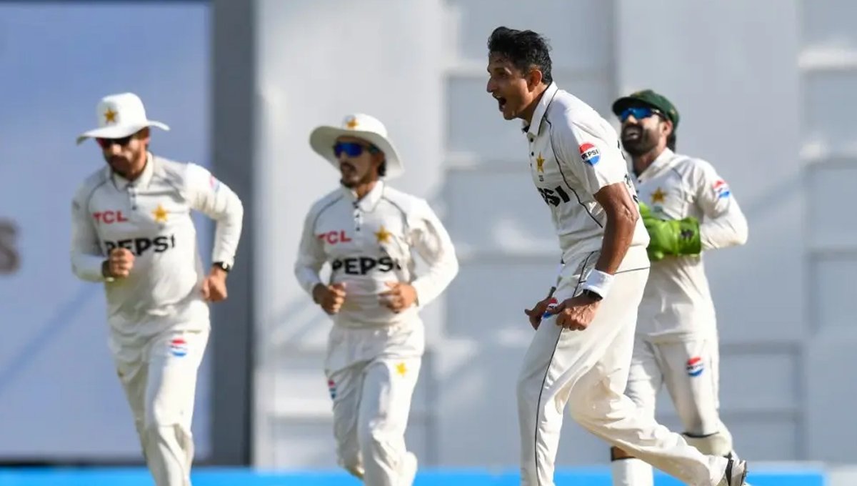 First Test Thriller: Pakistan Need 211 Runs for Victory After West Indies Collapse