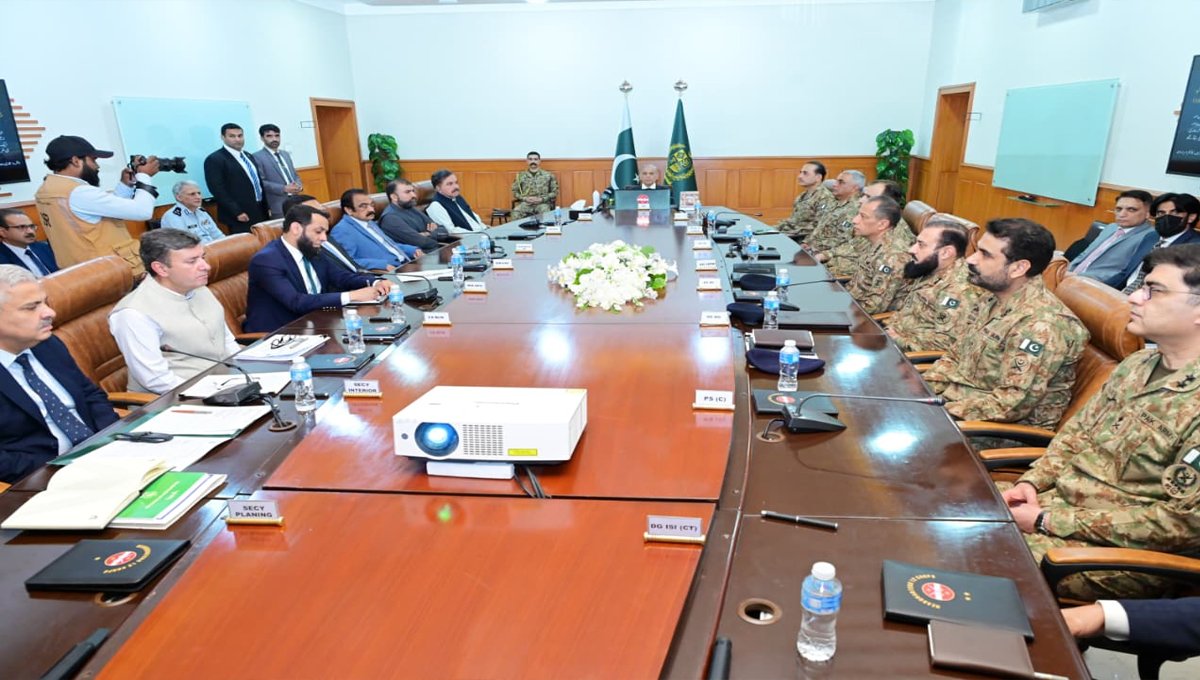 PM Shehbaz Chairs Provincial Apex Committee Meeting, Field Marshal Asim Munir Attends