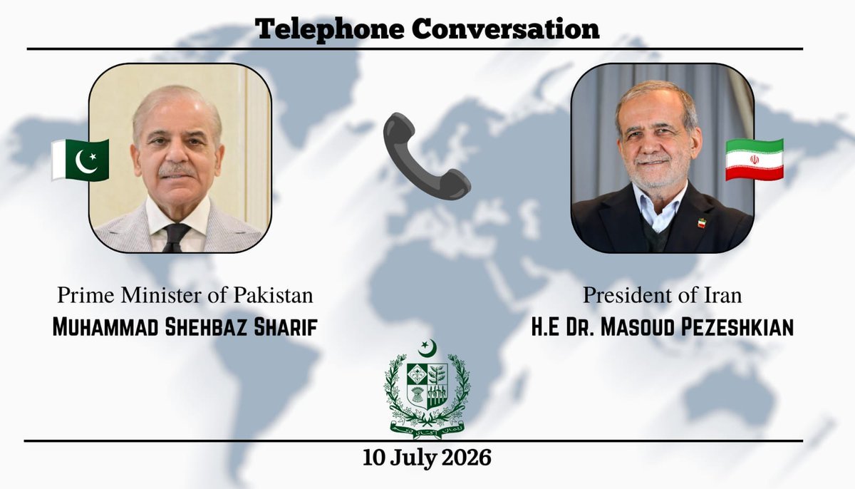 PM, Iranian President Reaffirm Commitment to Regional Peace