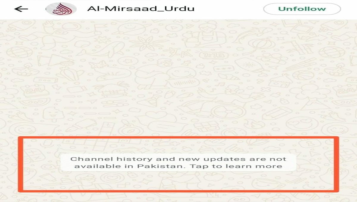 Pakistan Blocks Urdu WhatsApp Channel of Alleged Extremist Media Network Al-Mirsad