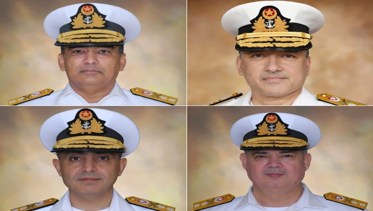 Pakistan Navy Promotes Four Officers to Rear Admiral Rank