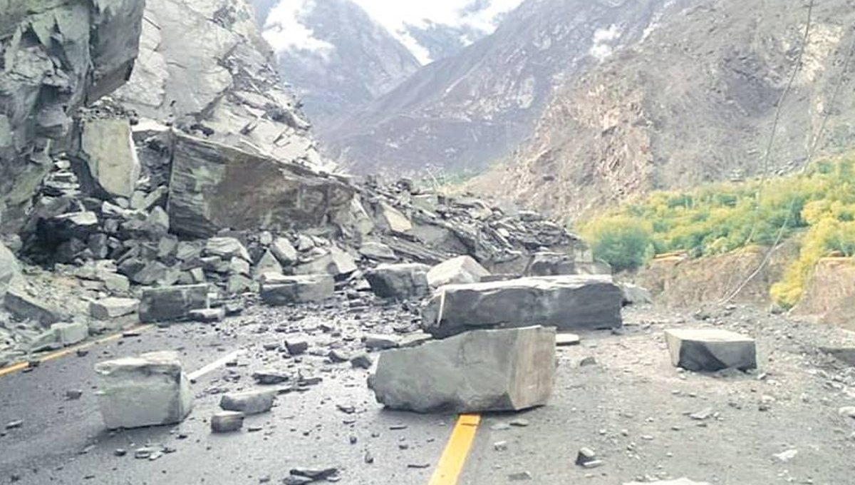Road to Kalam Reopens After Rain-Triggered Landslide