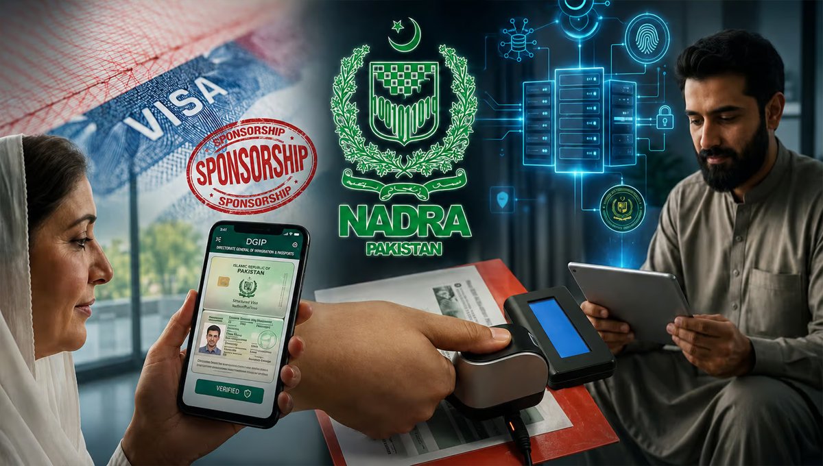 Visa Sponsors in Pakistan Can Now Complete Biometric Verification from Home