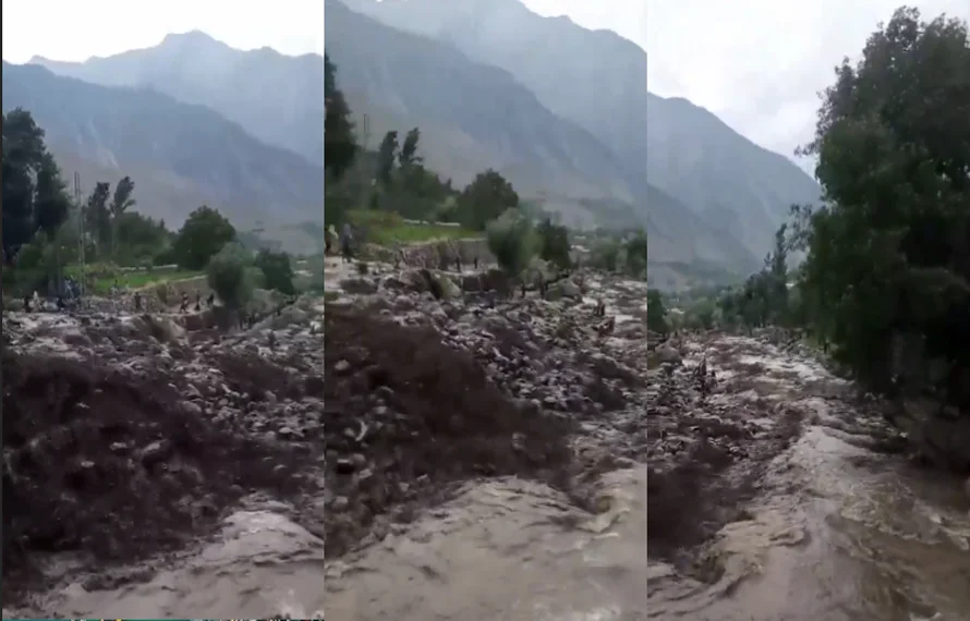 Flash floods in Diamer trigger severe situation in Darel, Niat valley