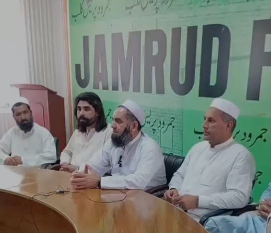 Jamrud Political Alliance protested against corruption in developmental projects