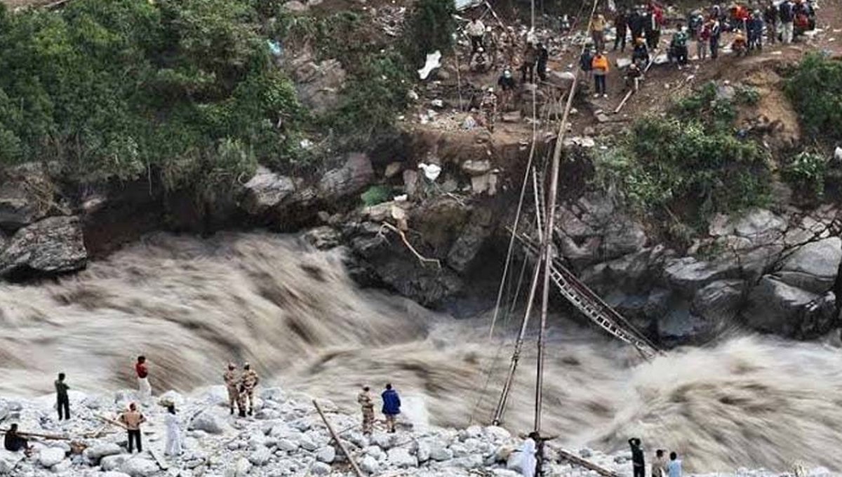 Flash Floods Wreak Havoc in Lower Chitral, Bridges and Infrastructure Washed Away