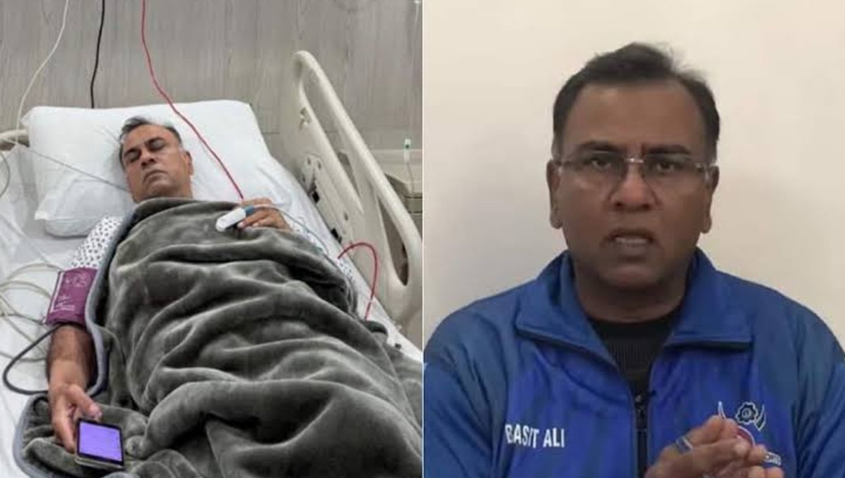 Former Test Cricketer Basit Ali Hospitalized with Heart Ailment