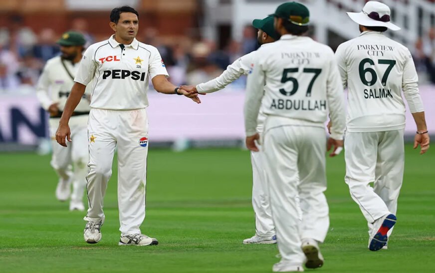 Four for Abbas, Three for Mohammad Ali as England Are Bowled Out at Lord’s