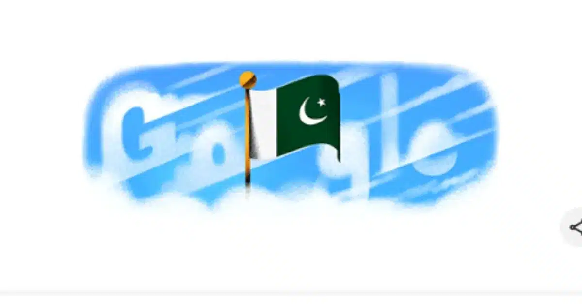 Google marks Pakistan’s 79th Independence Day with special flag-themed Doodle
