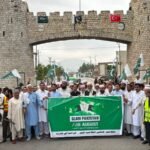 Peaceful March to Bab-e-Khyber as Independence Day...