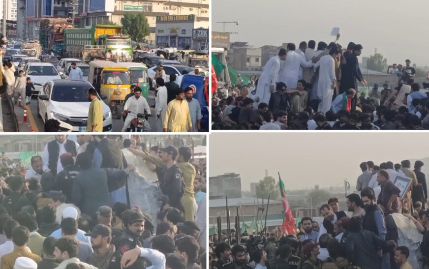 Chaos at Hayatabad Underpass Inauguration as KP CM Leaves Without Cutting Ribbon