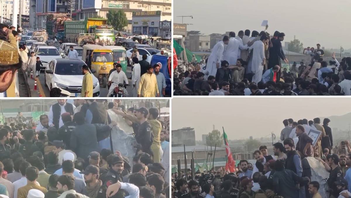 Chaos at Hayatabad Underpass Inauguration as KP CM Leaves Without Cutting Ribbon