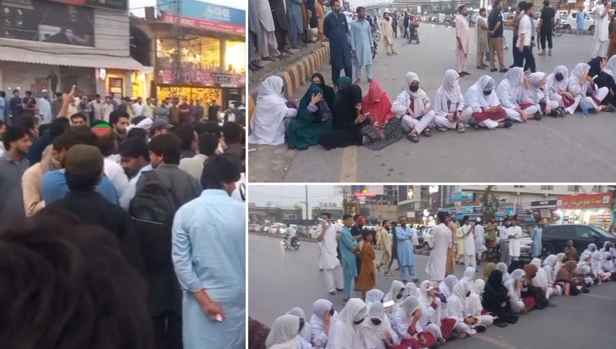 Hayatabad Nursing College Students’ Protest Intensifies, Roads Blocked