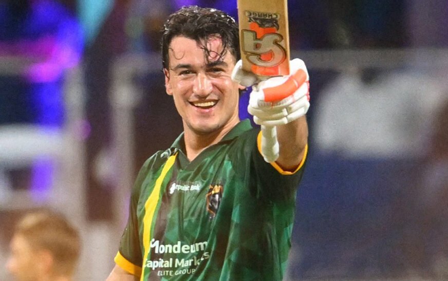 Maaz Sadaqat Makes CPL History with Stunning Maiden T20 Century