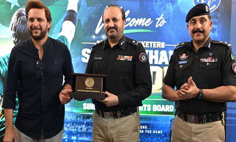 Shahid Afridi Named Sindh Police Sports Ambassador