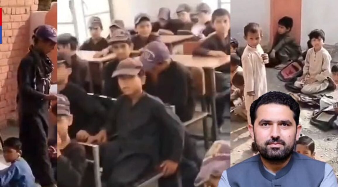 200 Students studying in death-trap school building in CM constituency
