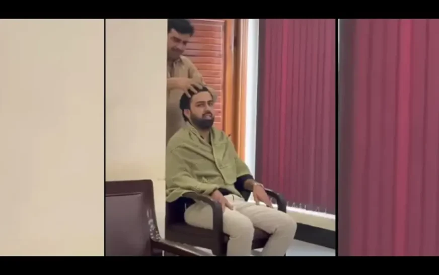 YouTuber’s Haircut Inside DPO Office Sparks Inquiry