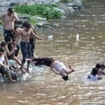bans swimming