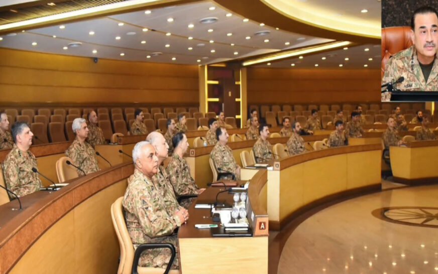 Corps Commanders Back Targeted Action Against Terrorism Originating from Afghanistan