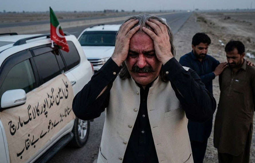 Long March Falls Short: Gandapur Fails to Attract Crowd