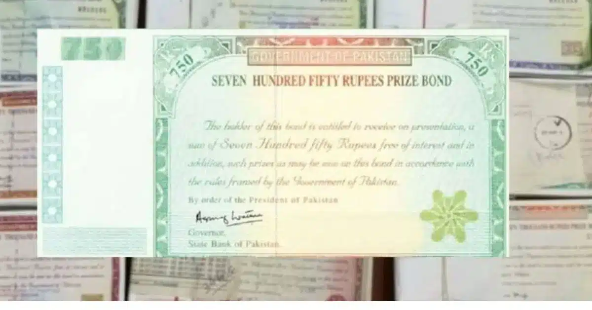 Rs750 prize bond, the October draw date is here