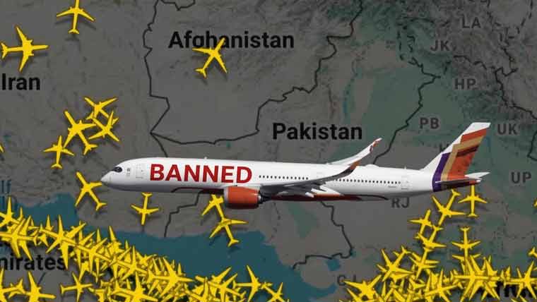 Pakistan Renews Ban on Indian Flights