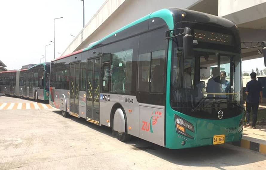 Development on Fast Track: All 52 New BRT Buses Arrive in Peshawar